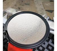 HEFJIAYCIQ Flush Mount Round Rotating Casement Window, Aluminium Alloy Tempered Glass Shed Window, for Bathroom, Bedroom, Kitchen, Home,Black 2,30cm/11.8in