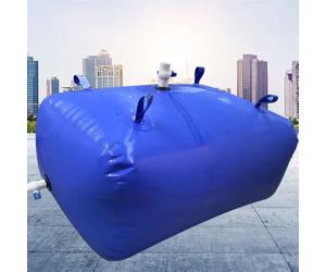 HEFJIAYCIQ Portable Water Storage Bladder, Foldable Large Capacity Soft Water Bag Storage Container, for Garden, Camping & Car Use,Blue,210L/1x0.6x0.35m