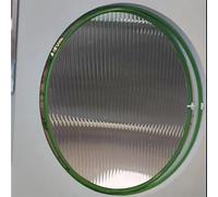 HEFJIAYCIQ Round Rotating Window with Tempered Glass, Flush Mount 360° Rotatable Aluminum Alloy Shed Windows, for Bathroom, Kitchen, Playhouse Decor,Green 1,30cm/11.8in
