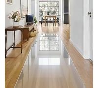 HEFJIAYCIQ Runner Rug for Hallway, 1.3mm Thickness Non-Slip Waterproof Plastic Floor Mat, Protector Cover for Porch, Laundry, Kitchen, Entryway,Clear,130x700cm(51x276inch)