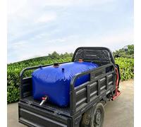 HEFJIAYCIQ Soft Water Bladder Tank, Foldable Blue Portable Rainwater Storage Container, for RV, Truck Bed, Emergency Fire Prevention, Drought Resistance,Blue,350L/1x0.7x0.5m