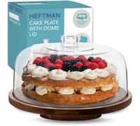 Heftman Cake Stand Rotatable With Dome Lid