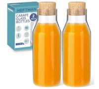 Heftman Carafe Glass Bottles 1.5L - 2 Pack