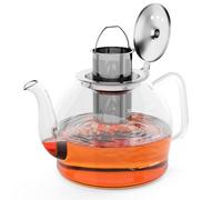Heftman Clear Glass Teapot 800Ml
