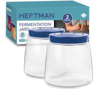 Heftman Fermentation Jar 1 Litre Blue - (2 Pack)