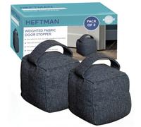 Heftman Grey Patterned Door Stop With Handle
