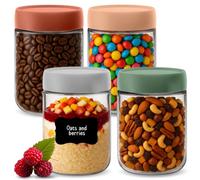 Heftman Jars With Lids 500Ml - 4 Pack