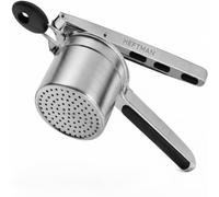 HEFTMAN Mash Potato Ricer - Mash Potato Masher Stainless Steel | Ergonomic Silicone Handles, Heavy Duty Food Press, Multifunctional Ricer for Mashed Potatoes, Puree, Fruit & Veg