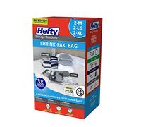 Hefty Shrink Pak - 2 Medium, 2 Large & 2 Extra Large Bags