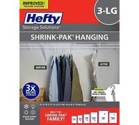 Hefty Shrink-Pak 3 Large Hanging Bags