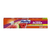 Hefty Slider Jumbo Storage Bags (2.5 Gallon, 12 Count)
