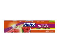 Hefty Slider Jumbo Storage Bags (2.5 Gallon, 12 Count)