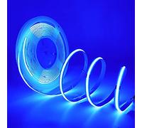 HEGEHE 1m COB LED Strip USB Power, Blue Light Ribbon 5V DC, Self-Adhesive Tape for Home Commercial Cupboard TV Backlight Decorative Lighting