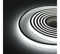HEGEHE Flexible COB Neon Strip, 288 LEDs/m, IP65 Waterproof Silica Gel LED Rope Light for Home Kitchen Bedroom Outdoor Decor(0.5m, Cold White)