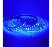 HEGEHE SMD 3014 LED Strip Light with Switch Power Cord, 220V Waterproof Kitchen Cabinet Ceiling Home Garden Deck Rope Light Blue (7 Meters)