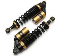 Hegeiisy 320mm 12.5 inch 7mm Spring Universal Motorcycle Air Shock Absorber Rear Suspension ATV Quad Scooter Dirt Bike For CBR600 CBR400 CB500 YZF XC EXC XCF Black Gold