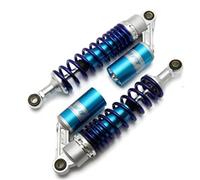 Hegeiisy 340mm 13.38 inch 7mm Spring Universal Motorcycle Air Shock Absorber Rear Suspension ATV Quad Scooter Dirt Bike For 50cc 75cc 90cc 125cc 150cc 250cc 300cc Blue