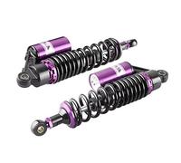 Hegeiisy 340mm 13.38 inch 7mm Spring Universal Motorcycle Air Shock Absorber Rear Suspension ATV Quad Scooter Dirt Bike For 50cc 75cc 90cc 125cc 150cc 250cc 300cc Black Purple