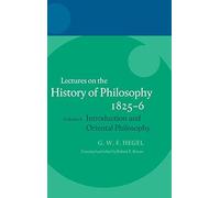 Hegel: Lectures on the History of Philosophy 18. Brown, Brown<|