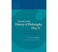 Robert F. Brown Robert F. B Hegel: Lectures on the History of Philoso (Hardback)