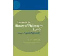 Hegel: Lectures on the History of Philosophy Vo. Hegel, Brown<|