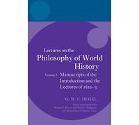 Hegel – Manuscripts of the Introduction and the Lectures of 1822-1823