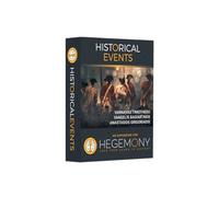 Hegemony: Historical Events Expansion - 50 New Cards Add Events to Your Gameplay, Unique Asymmetric Card Driven Game Board Game, Ages 14+, 2-4 Players
