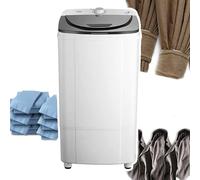 HEGGMKK 10kg Spin Dryer, Energy&Power Saving Spinner,blue Light Sterilization + Stainless Steel Inner Cylinder + Quality Motor,for Those with Limited Space Such As Caravans,A