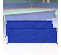 HEGGMKK 2 Pcs Table Tennis Baffle Barrier(92" X 27.5"), Widened Anti-Slip Base & Rounded Arc Steel Frame, 420d Oxford Cloth, For Table Tennis Training, Event Partition
