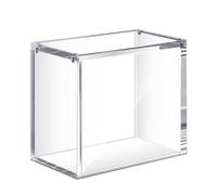 HEGGMKK Magnetic Acrylic Display Case, Size:13.7×7.7×12.5cm / 19×9×16.8cm, 4.5-5mm Thick, Dustproof + Moisture-Proof, Magnetic Closure(Stackable),19×9×16.8cm