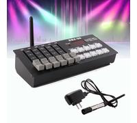 HEGGMKK Mini DMX30 Controller, 8-10 Hours Battery Life, DMX Channels: 30, Size: 20cm*9.2cm*5cm / Easy to Carry,Digital Display, for Small Performances,C