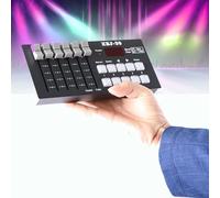 HEGGMKK Mini DMX30 Controller, 8-10 Hours Battery Life, DMX Channels: 30, Size: 20cm*9.2cm*5cm / Easy to Carry,Digital Display, for Small Performances,A