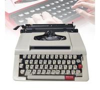 HEGGMKK Retro Mechanical Typewriter, Letter Spacing: 2.5mm / Roller Length: 238mm, 3-Speed Line Spacing, for Writing Letters, Notes & Creative Work,C
