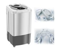 HEGGMKK Spin Dryer Machine, Energy/Power Saving Spinner, Blue Light +9.5kg+Stainless Steel Inner Cylinder,Drain Dryer, for Apartments, Dorms, RV, Boat,A