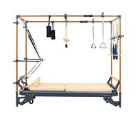 Hegren Talma 62CR Cadillac Reformer, Black Frame/Cognac Upholstery