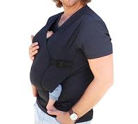 HEGZA Dad Kangaroo T-Shirt Mom Baby Carrier Soothe V Neck, Wrap Carrier V Neck Short Sleeve Tank Tops Kangaroo Babywearing,M White