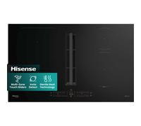 HISENSE Hi6 HEH8432BSCWF 83 cm Vented Induction Hob with Bridge Zone - Black, Black
