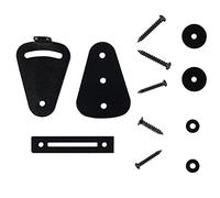 HEHEH Sliding Barn Door Hardware Latch Lock - 304 Stainless Steel Privacy Lock for Bathroom and Bedroom 1pc(Black)