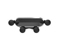 HEHEJK Universal car Phone Holder, Stable and 360 ° rotatable, Compatible with Horizontal/Vertical Vents, Suitable for 4-6 inch Mobile Phones (Silvery)