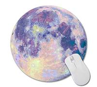 HEHELEBANG 3Pc Gaming Mouse Pads Beautiful Planet Romantic Computer Mouse Padding Mat Ultra Soft Natural Rubber Series Mice Pad Round,A