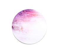 HEHELEBANG Computer Mouse Padding Mat Ultra Soft Natural Rubber Planet Series Mice Pad Round Gaming Romantic Mouse Pads,YELLOW