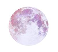 HEHELEBANG Computer Mouse Padding Mat Ultra Soft Natural Rubber Planet Series Mice Pad Round Gaming Mouse Pads,5