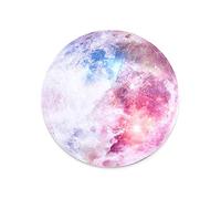 HEHELEBANG Computer Mouse Padding Mat Ultra Soft Natural Rubber Planet Series Mice Pad Round Gaming Romantic Mouse Pads,Gray