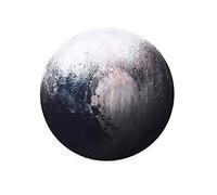 HEHELEBANG Gaming Mouse Pads Computer Mouse Padding Mat Ultra Soft Natural Rubber Planet Series Mice Pad Round,White