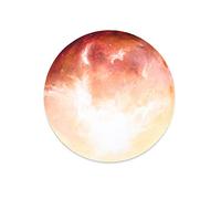 HEHELEBANG Gaming Mouse Pads Computer Mouse Padding Mat Ultra Soft Natural Rubber Planet Series Mice Pad Round,Blue