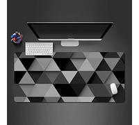 HEHELEBANG Prismatic Personality Mouse Pad Advanced Lockable Washable Rubber Mousepad Gamers Big Play Pad Mats,700x300x2