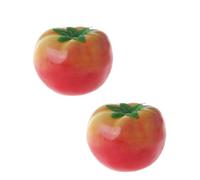 Hehglng 2Pcs Simulation Artificial Tomato Plastic Fault Fake Fruit Home Party Decor Artificial Vegetables and Fruit Home Décor Products