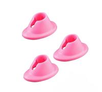 Hehglng 3Pcs Pink Soft Rubber Nail Polish Bottle Holder Display Nail Art Varnish Polish Seat Tool, for Nail Organizer Display Foot and and Nail Care Manicure Tools Supplies, Cosmetic Display Cases