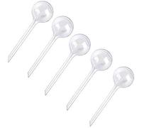 Hehglng 4 Pcs Clear Plant Watering Globes,Plastic Self-Watering Bulbs,Flower Automatic Watering Device,Garden Waterer for Plant Indoor Outdoor Stakes, Vacation Care, Conservation Device