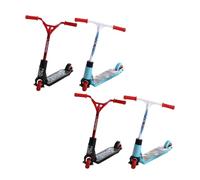 Hehglng 4 Pcs Finger Scooter Mini Two Wheel,Mini Scooters Finger Board Accessories,Tiny Trick Scooter for Party Favors,Finger Training,Juggling Sets,Birthday Gifts,Magic Kits and Accessories